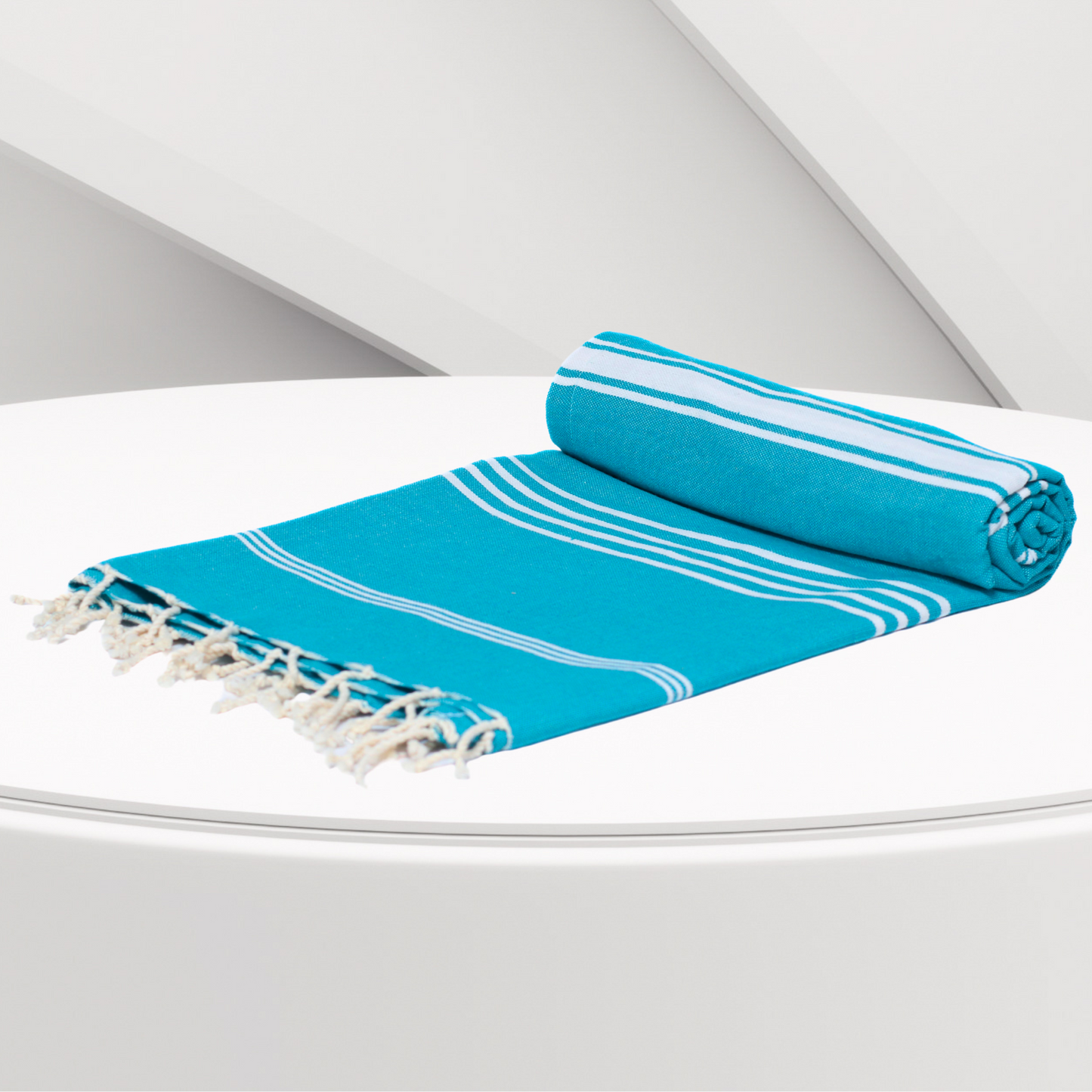 Serviette Plage | Fouta Turque Turquoise 100 CM * 200 CM