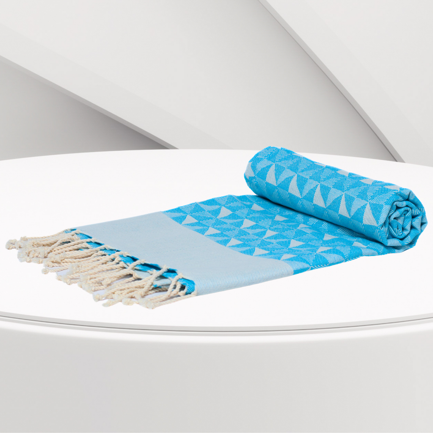 Serviette Plage | Fouta Motif Papillon Bleu 100 CM * 200 CM