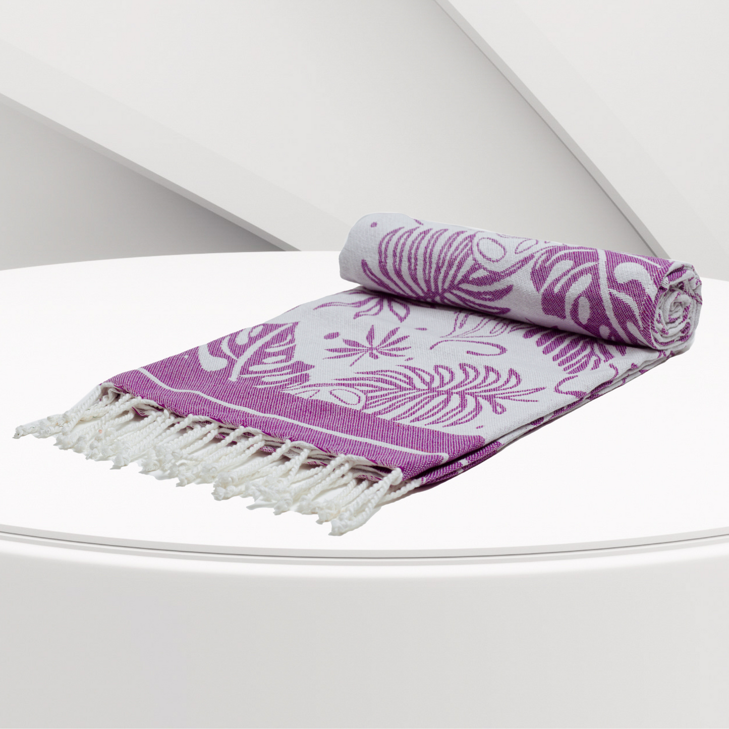 Serviette de Plage Fouta | Nouvelle Collection Motif Tropical 100CM*200CM